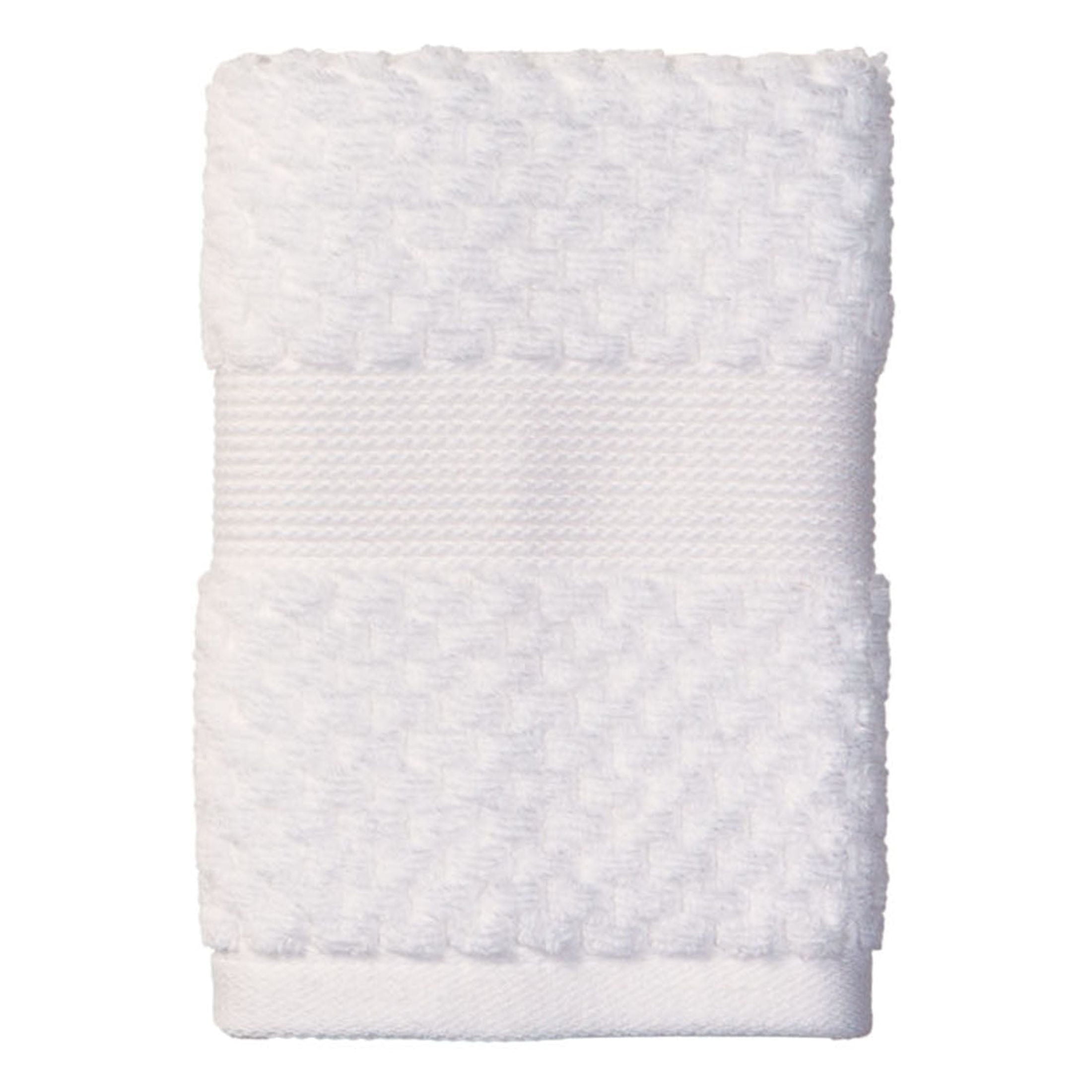 Better Homes & Gardens Signature Soft Cotton Popcorn Textured 6 Piece Bath Towel Set,Arctic White