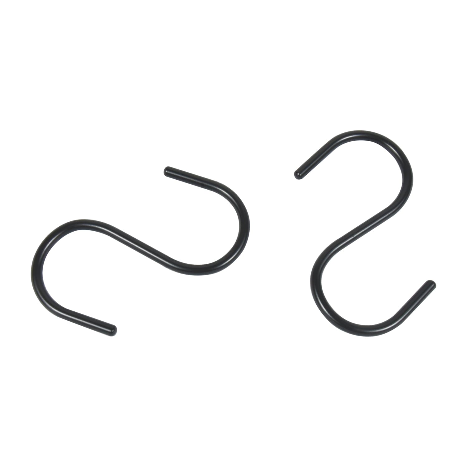 Mainstays Hooks, Black, 12 Piece/Set, 100% Iron