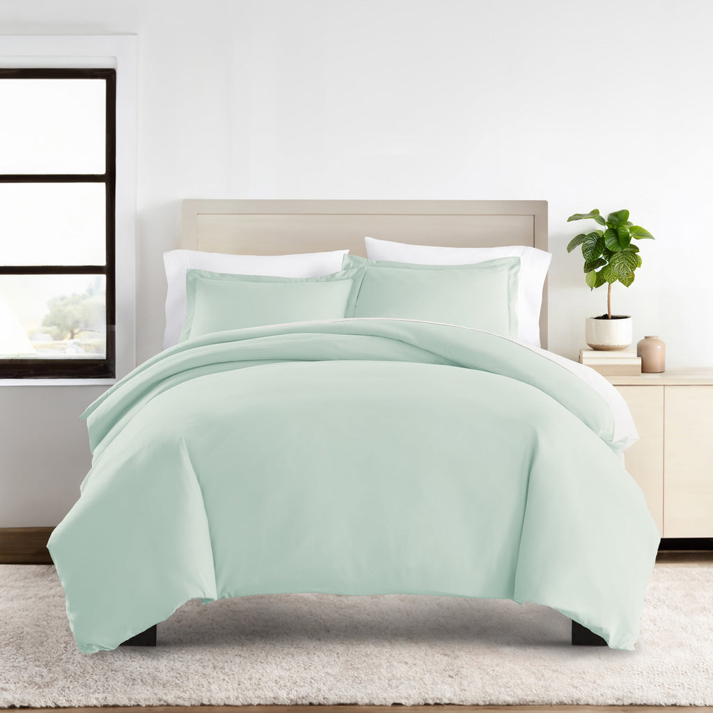 Ultra Soft & Breathable - Duvet Cover Set - King/Cal-King Aqua Bedding by Comfort Canopy
