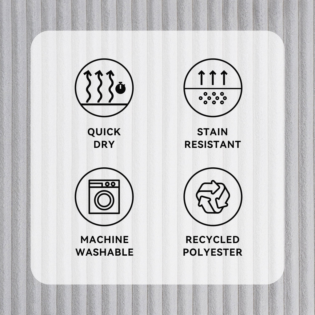 Mainstays Performance Foam Bath Rug, Silver, 17"x 24"