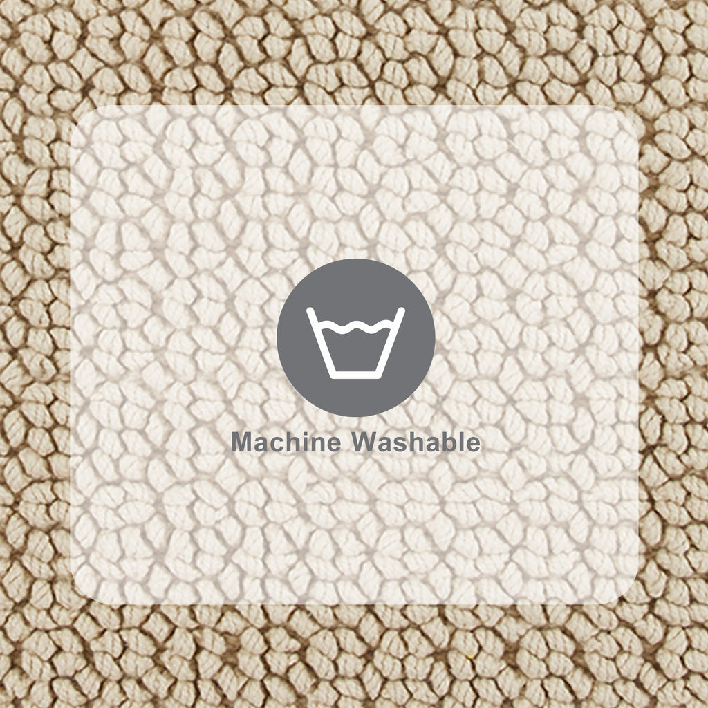 Better Homes & Gardens Signature Soft Looped Bath Mat, Almond Biscuit, 20" x 34"