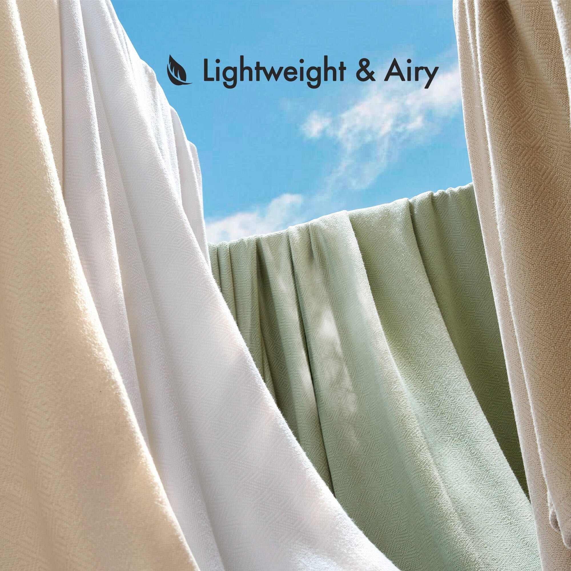 Regency Heights Cozy Bamboo Cotton Blanket, Lightweight Blanket for Sofa Couch, All Season Breathable Bed Blanket for Hot Sleepers with Diamond Jacquard, Full/Queen, Navy