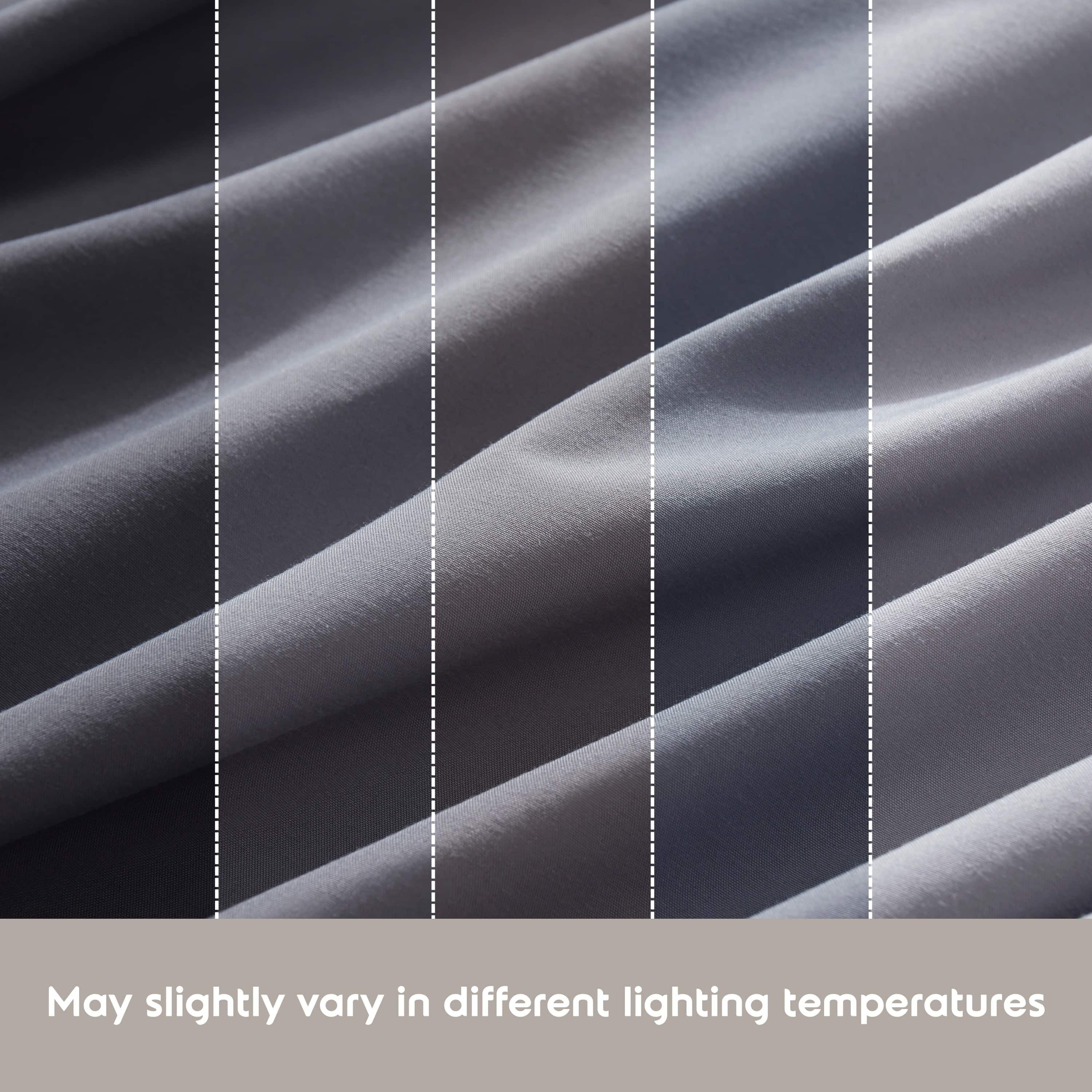 Nestl Full XL Size Sheet Sets, 1800 Series Deep Pocket 4 Piece, Luxury Soft Microfiber Bed Sheet Sets, CHARCOAL STONE GRAY