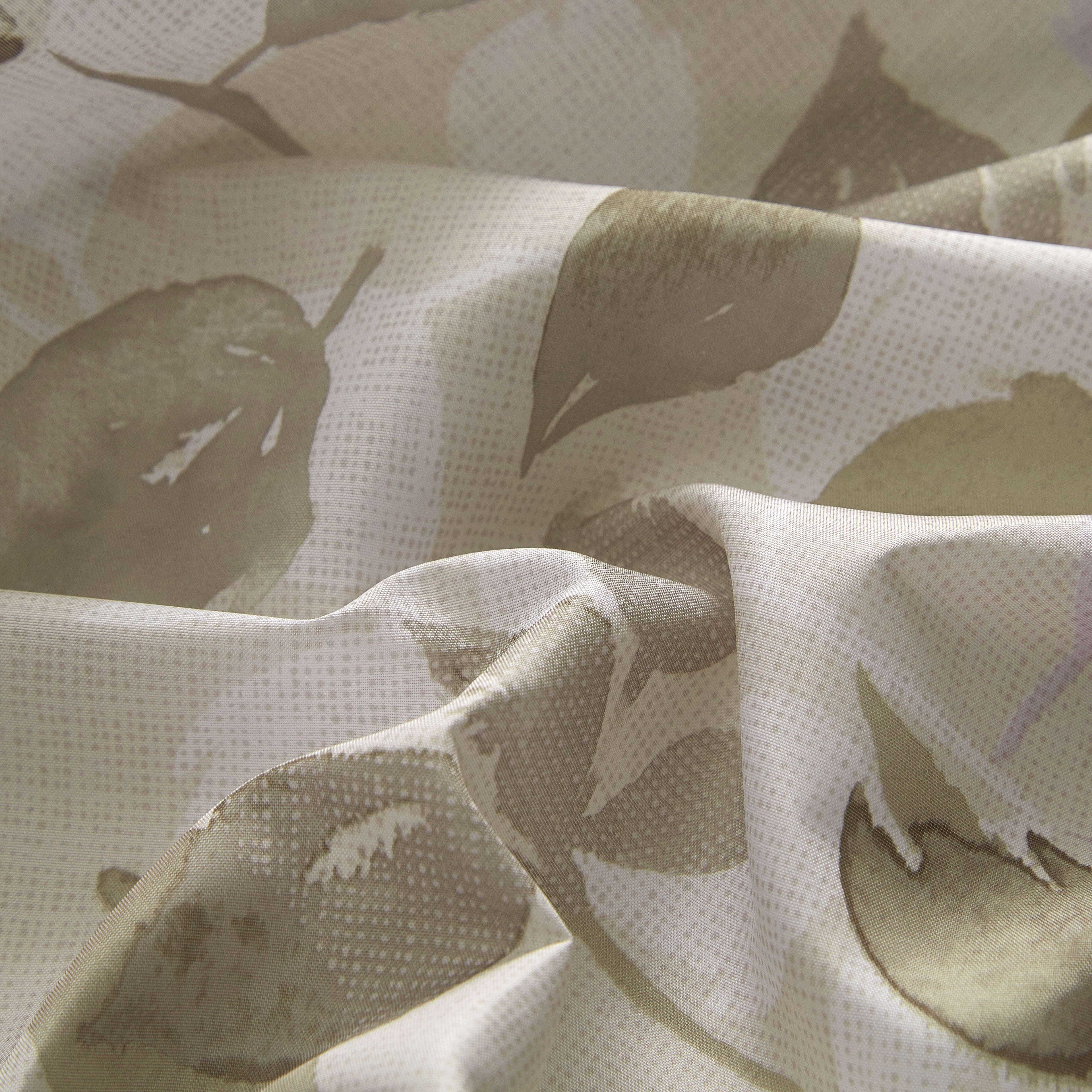 Mainstays 15-Piece Brown Leaves Bathroom Set – Shower Curtain, Bath Rugs & Hooks, Nature-Inspired Washable Décor