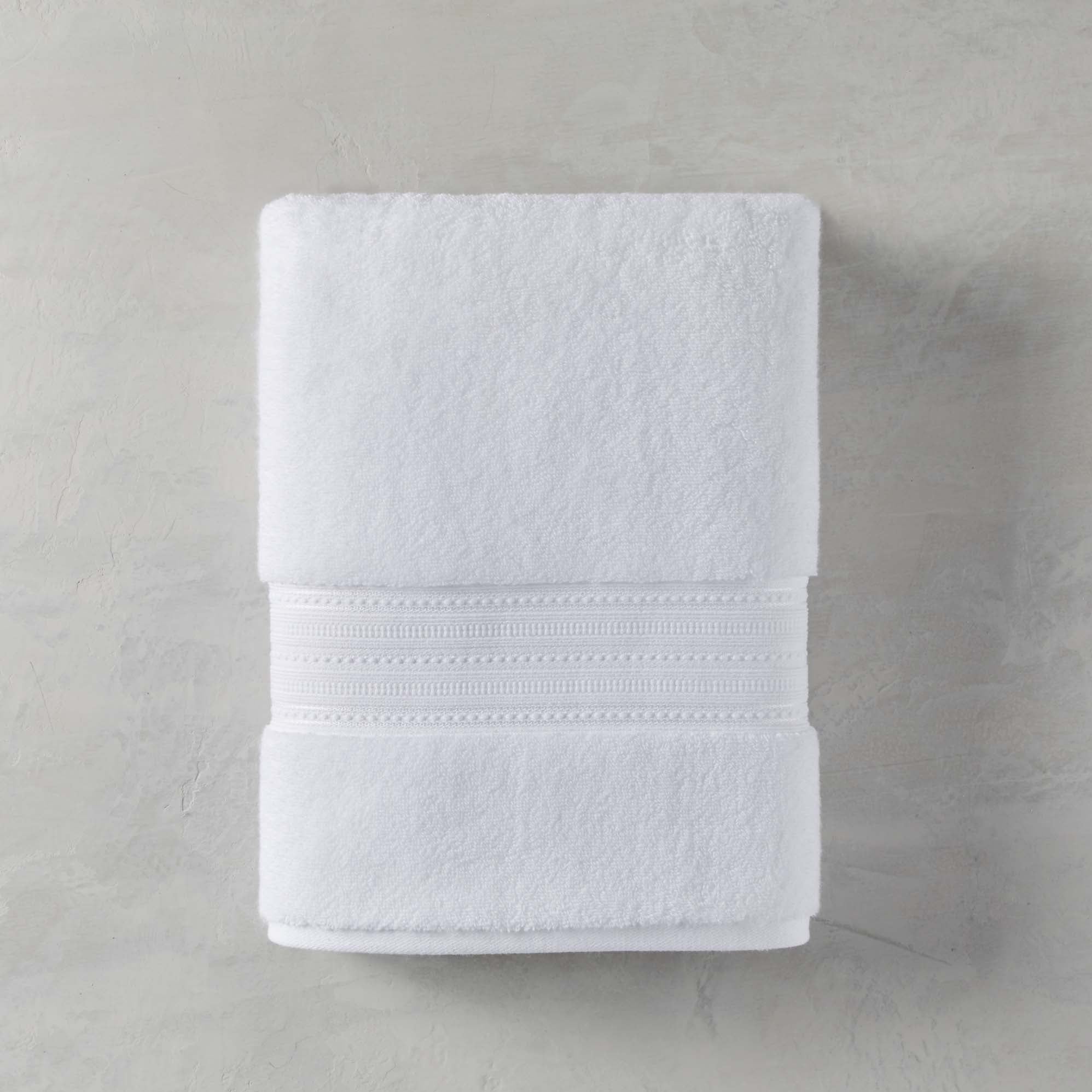 Better Homes & Gardens Signature Soft Solid Cotton 6 Piece Bath Towel Set,Arctic White