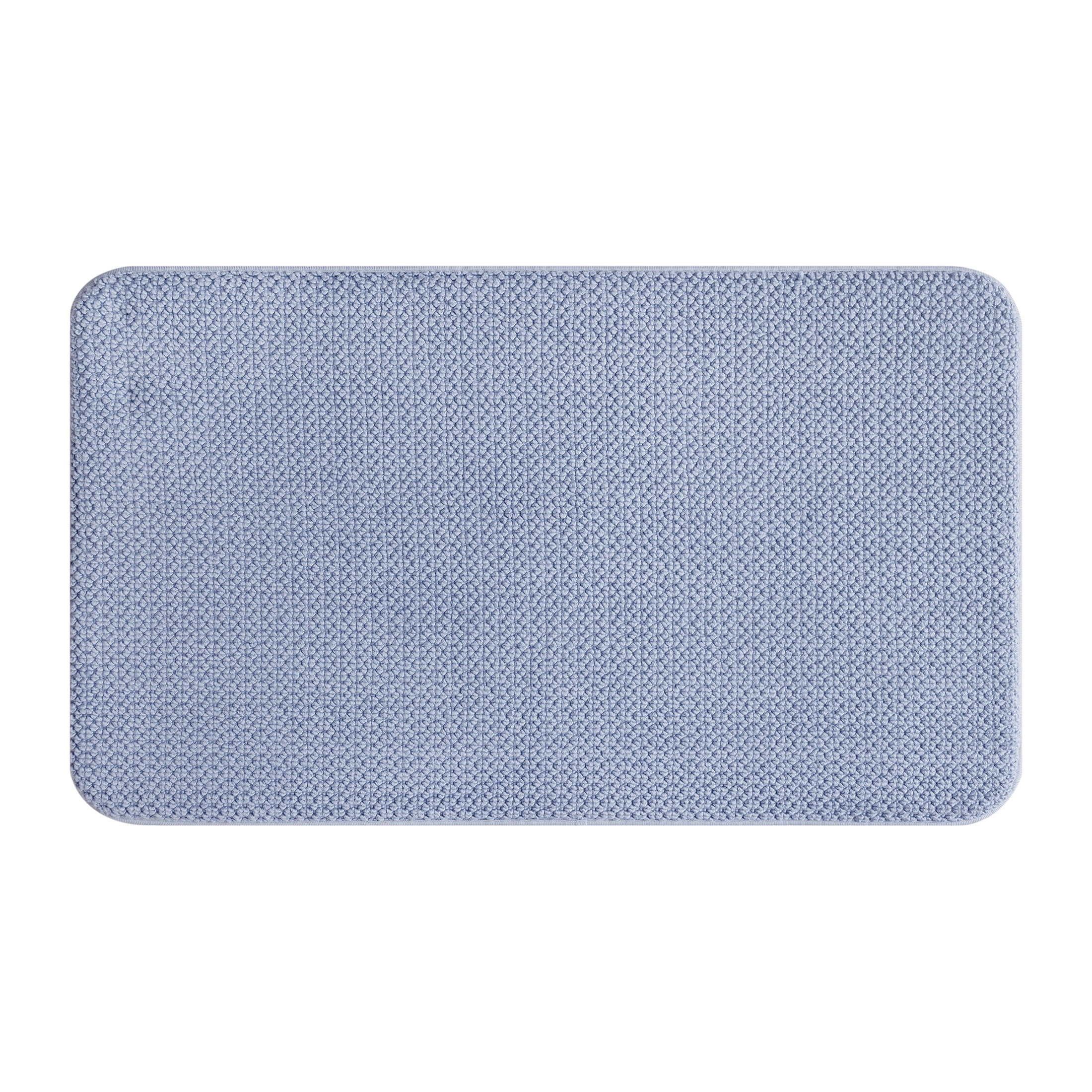 Better Homes & Gardens Signature Soft Cotton Memory Foam Bath Rug, Green River, 20" x 34"