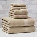 Better Homes & Gardens Signature Soft Solid Cotton 6 Piece Bath Towel Set,Arctic White