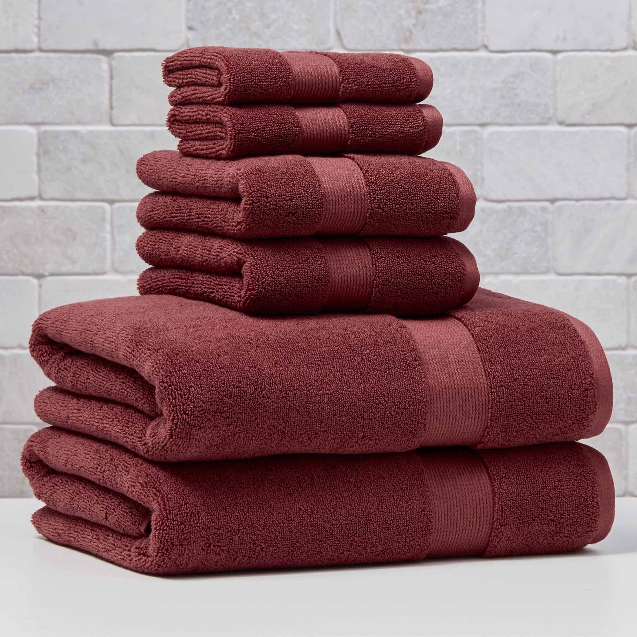 Better Homes & Gardens Signature Soft Solid Cotton 6 Piece Bath Towel Set,Arctic White