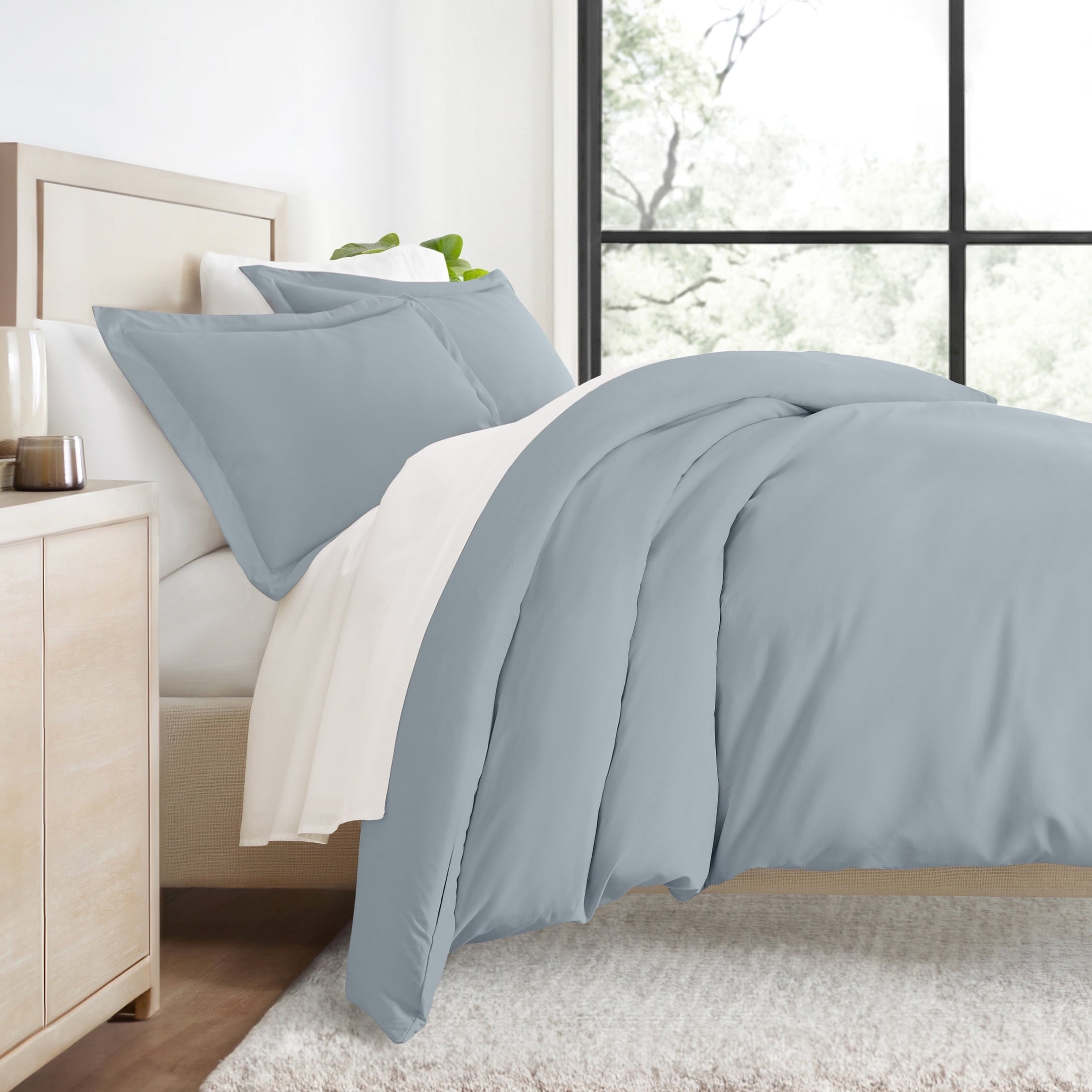 Ultra Soft & Breathable - Duvet Cover Set - King/Cal-King Aqua Bedding by Comfort Canopy
