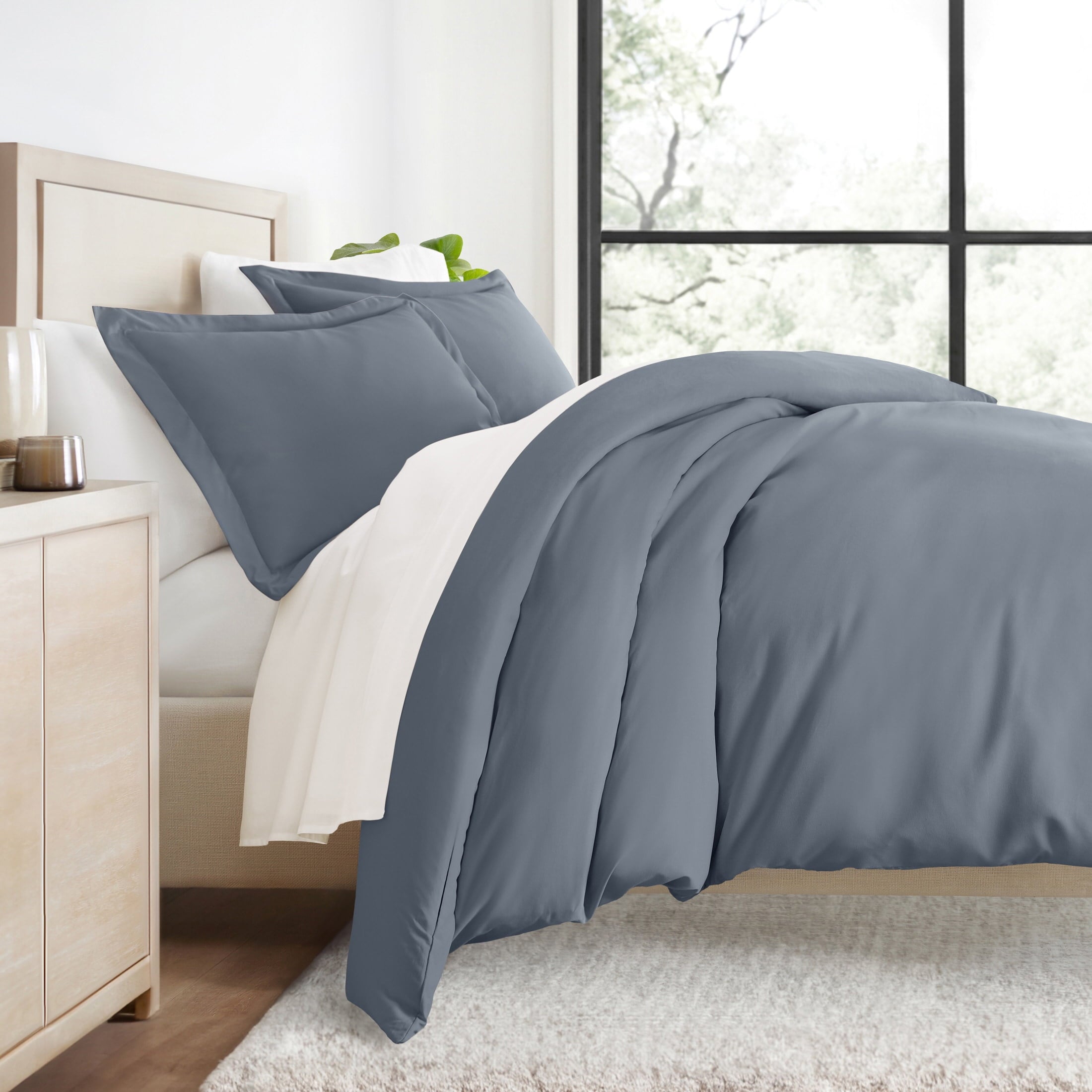 Ultra Soft & Breathable - Duvet Cover Set - King/Cal-King Aqua Bedding by Comfort Canopy