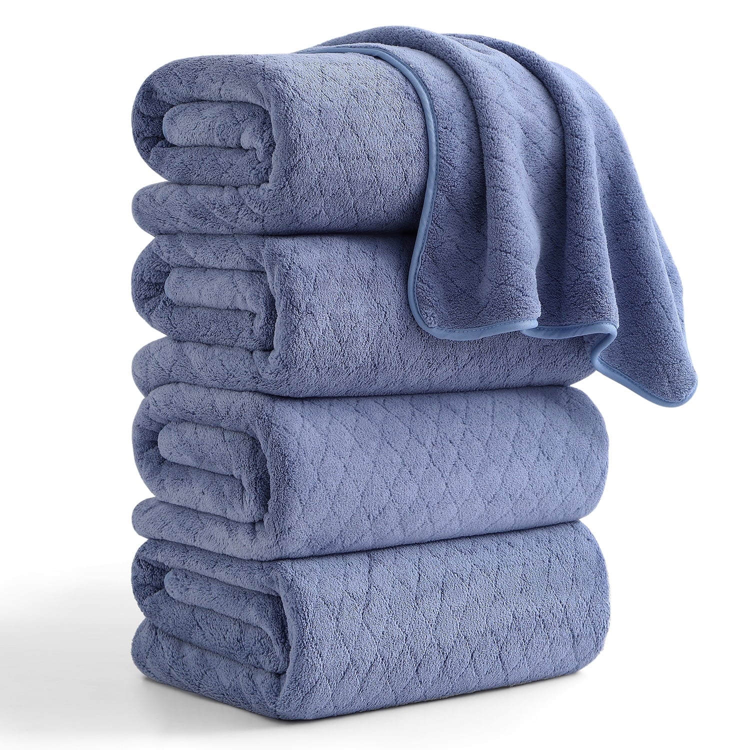 Green Essen 8 Pieces Extra Large Bath Towel35"x 70" Highly Absorbent Quick Dry Bath Sheets Bath Towel Oversized Clearance Soft Shower Towels for Bathroom Spa Hotel Gym(Dark Grey)