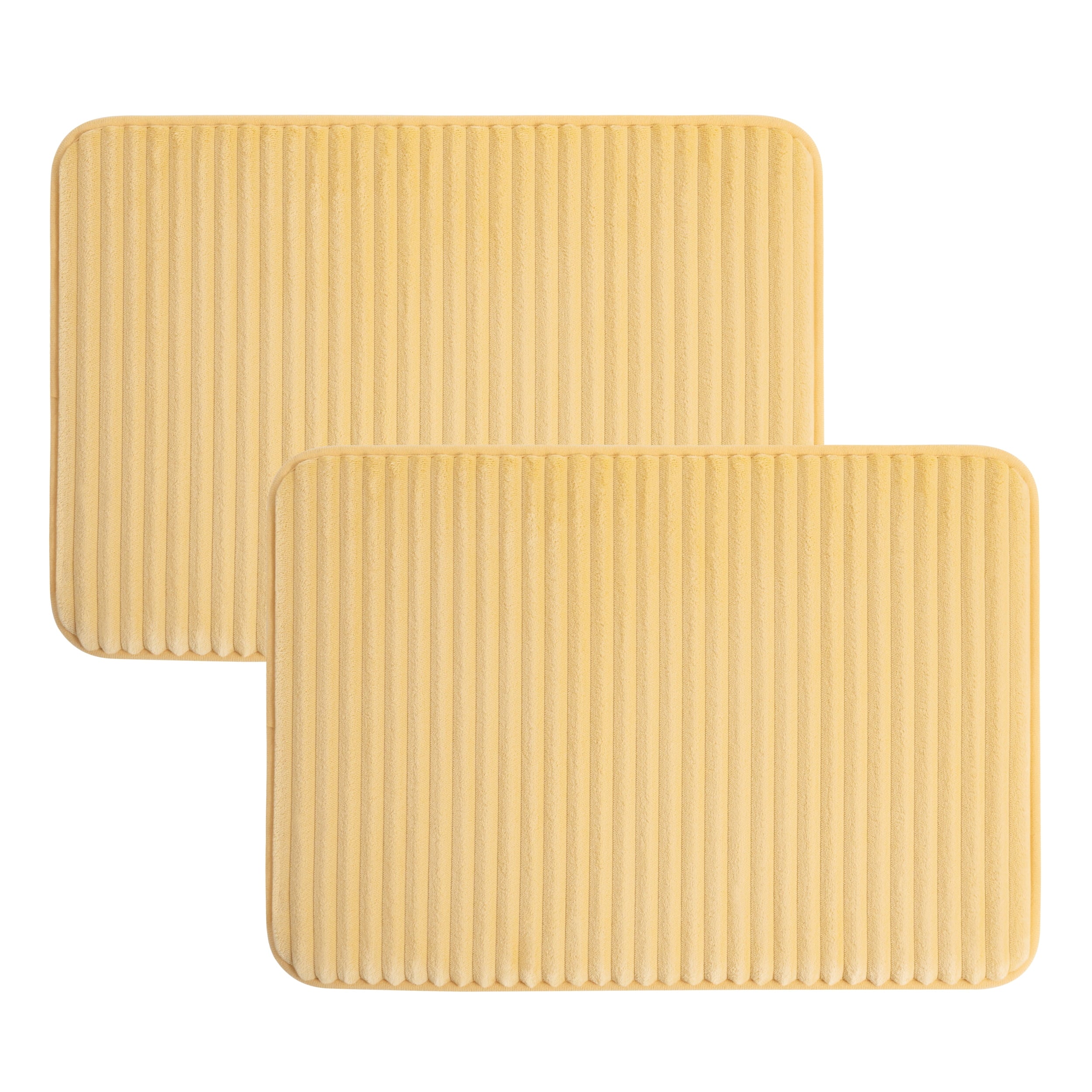 Mainstays Performance Foam Bath Rug, Silver, 17"x 24"