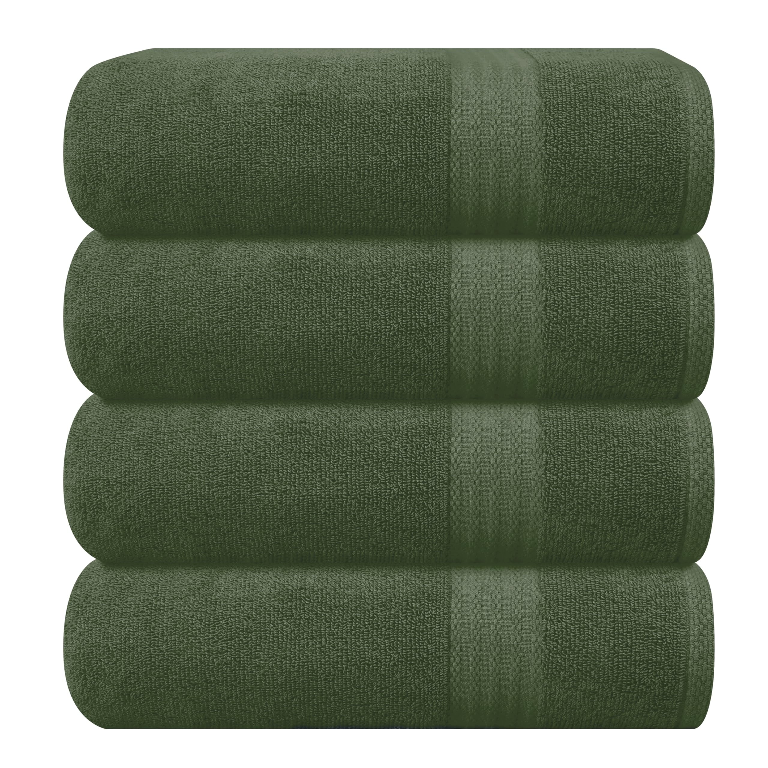 MyOwn Ultra Soft 3 Pack Cotton Towel Set, Contains a Bath Towel 28x55 inch, a Hand Towel 16x24 inch & a Wash Coth 12x12 inch, Ideal Everyday use, Compact & Lightweight - Navy Blue