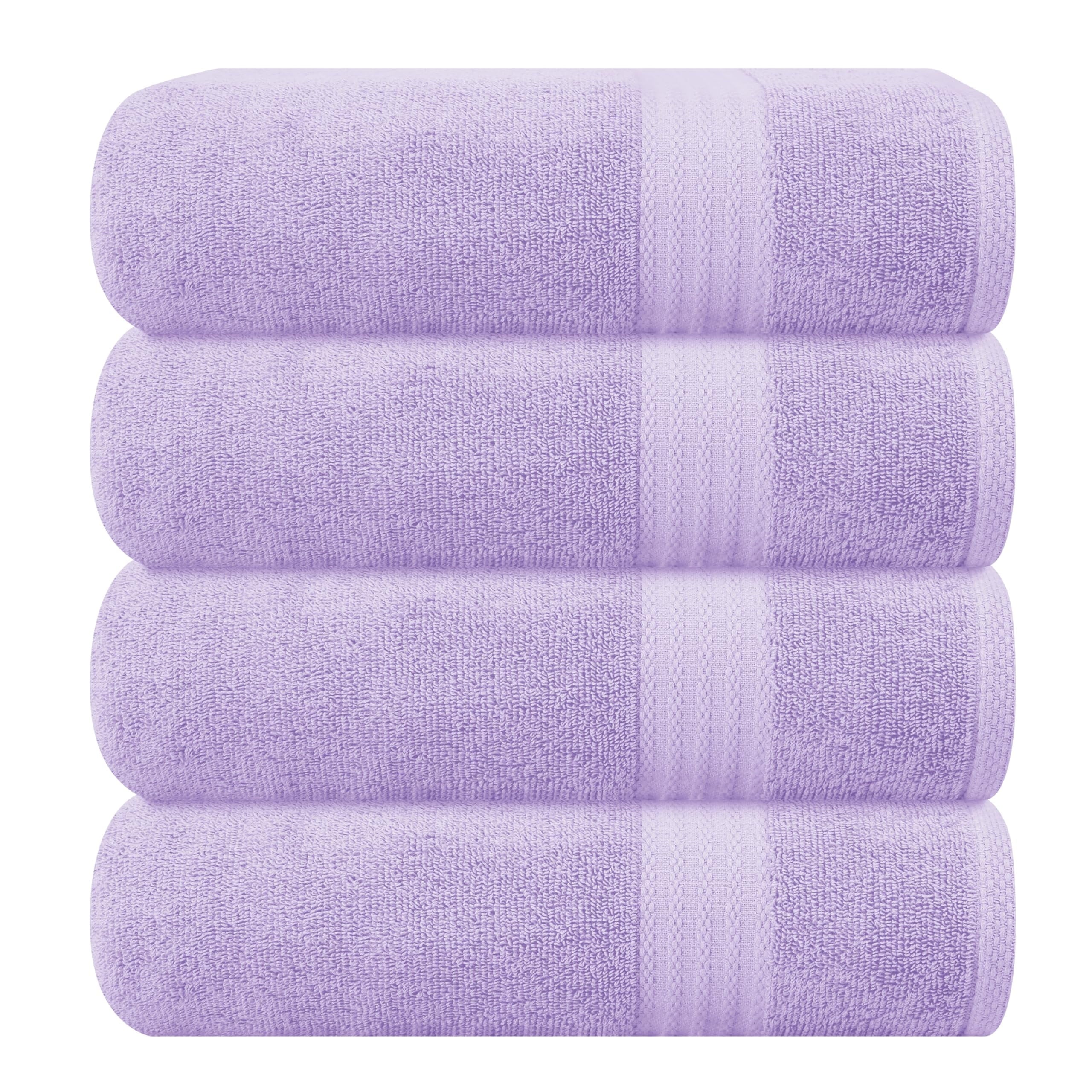 MyOwn Ultra Soft 3 Pack Cotton Towel Set, Contains a Bath Towel 28x55 inch, a Hand Towel 16x24 inch & a Wash Coth 12x12 inch, Ideal Everyday use, Compact & Lightweight - Navy Blue