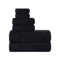 MyOwn Ultra Soft 3 Pack Cotton Towel Set, Contains a Bath Towel 28x55 inch, a Hand Towel 16x24 inch & a Wash Coth 12x12 inch, Ideal Everyday use, Compact & Lightweight - Navy Blue