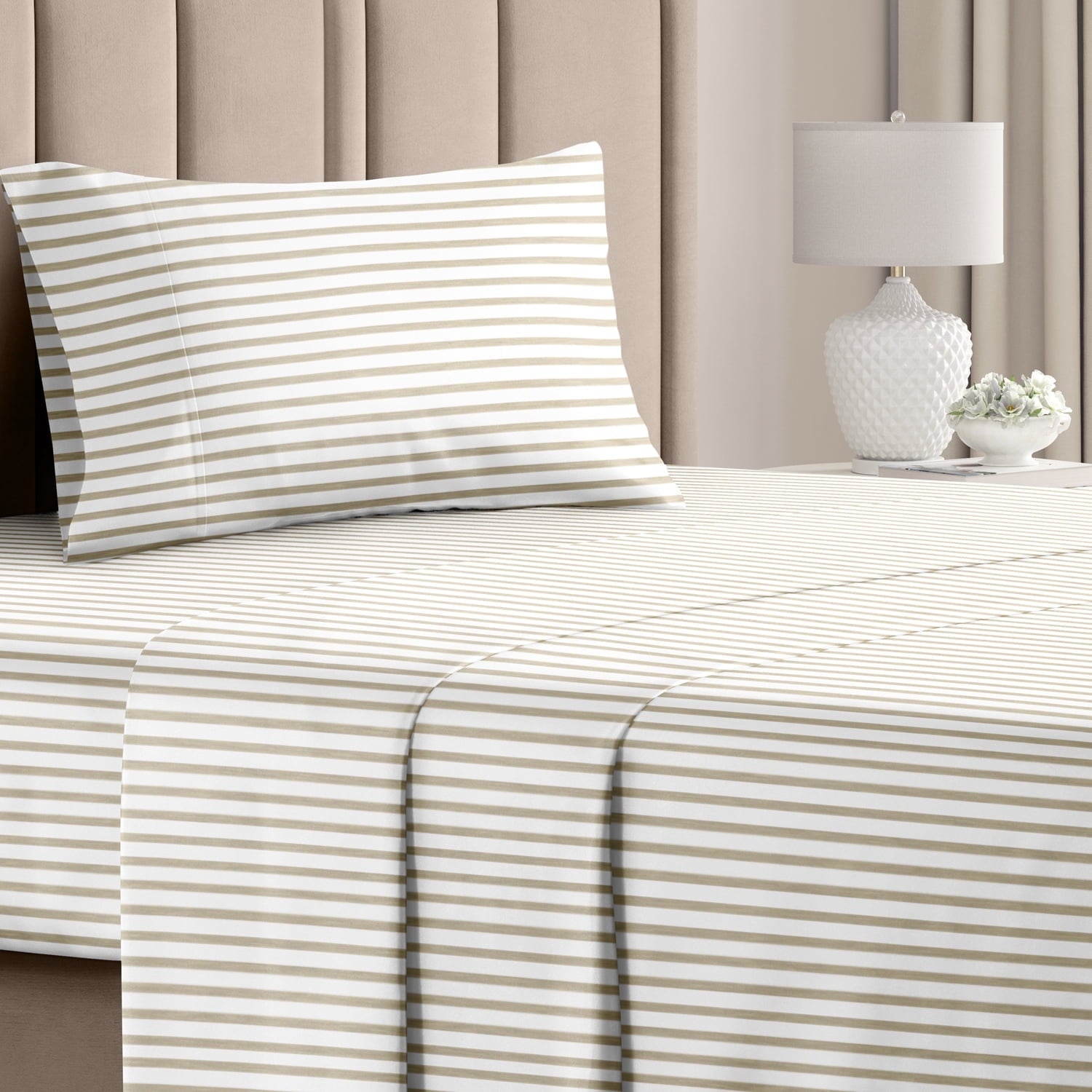 CGK Linens 3-Piece Ultra Soft & Comfy Hotel Luxury Sheet Set - Twin XL Size Cooling Bed Sheet Fits 8"-16" Mattresses, White