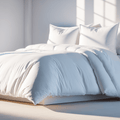 White Classic White Duvet Cover King Size Zipper Closure - Luxury Soft King Duvet Cover Set 3 Piece, 1 Duvet Cover 104x90 and 2 Pillow Shams | Comforter Not Included