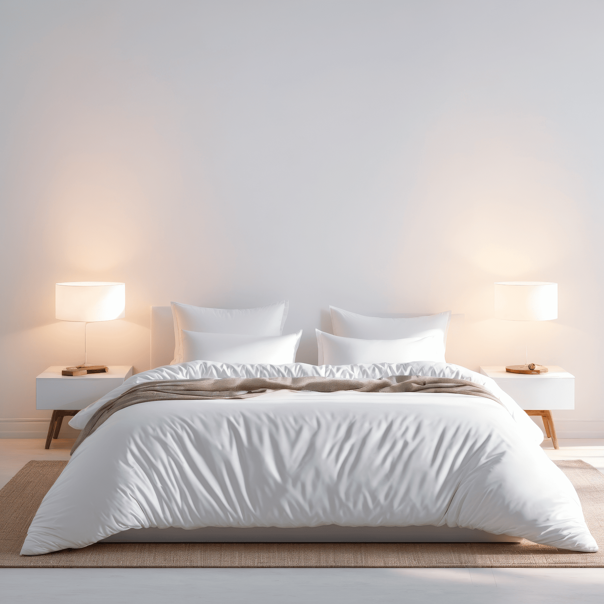 White Classic White Duvet Cover King Size Zipper Closure - Luxury Soft King Duvet Cover Set 3 Piece, 1 Duvet Cover 104x90 and 2 Pillow Shams | Comforter Not Included