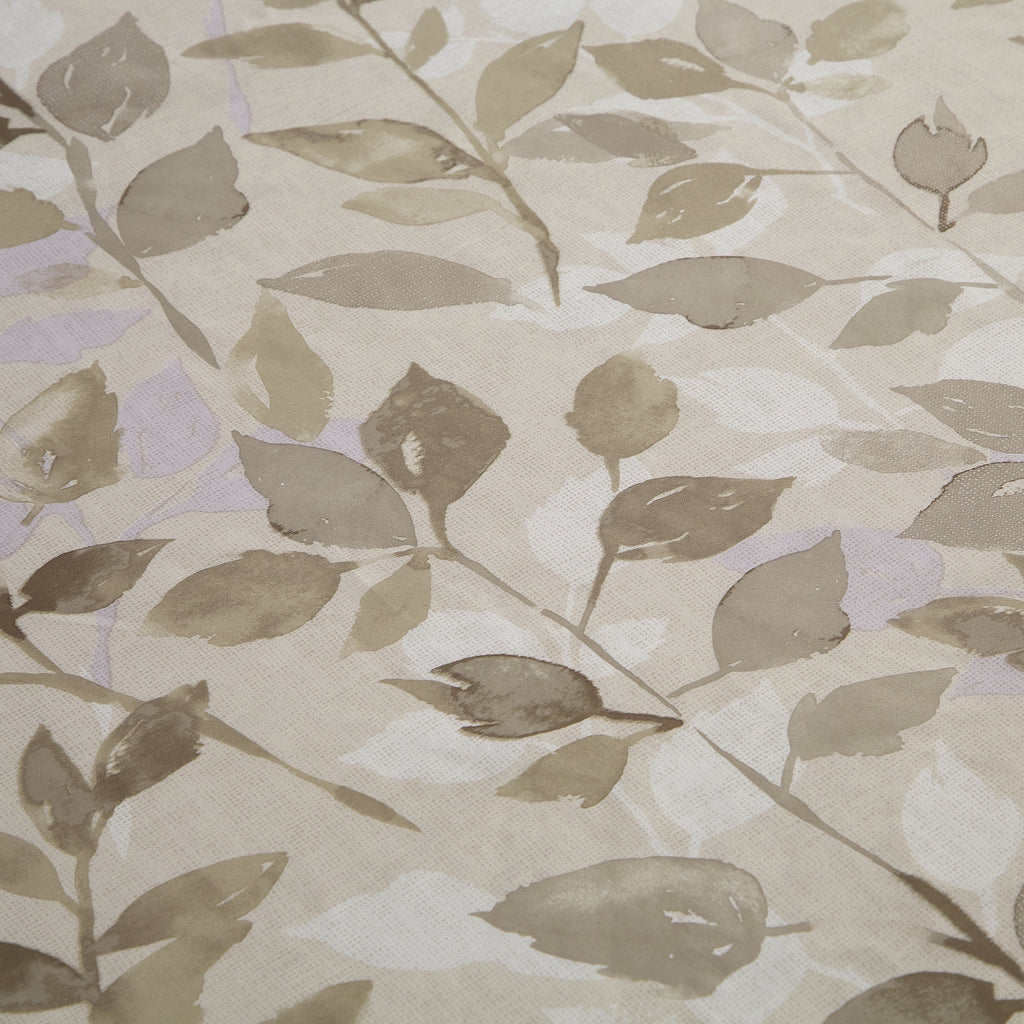 Mainstays 15-Piece Brown Leaves Bathroom Set – Shower Curtain, Bath Rugs & Hooks, Nature-Inspired Washable Décor