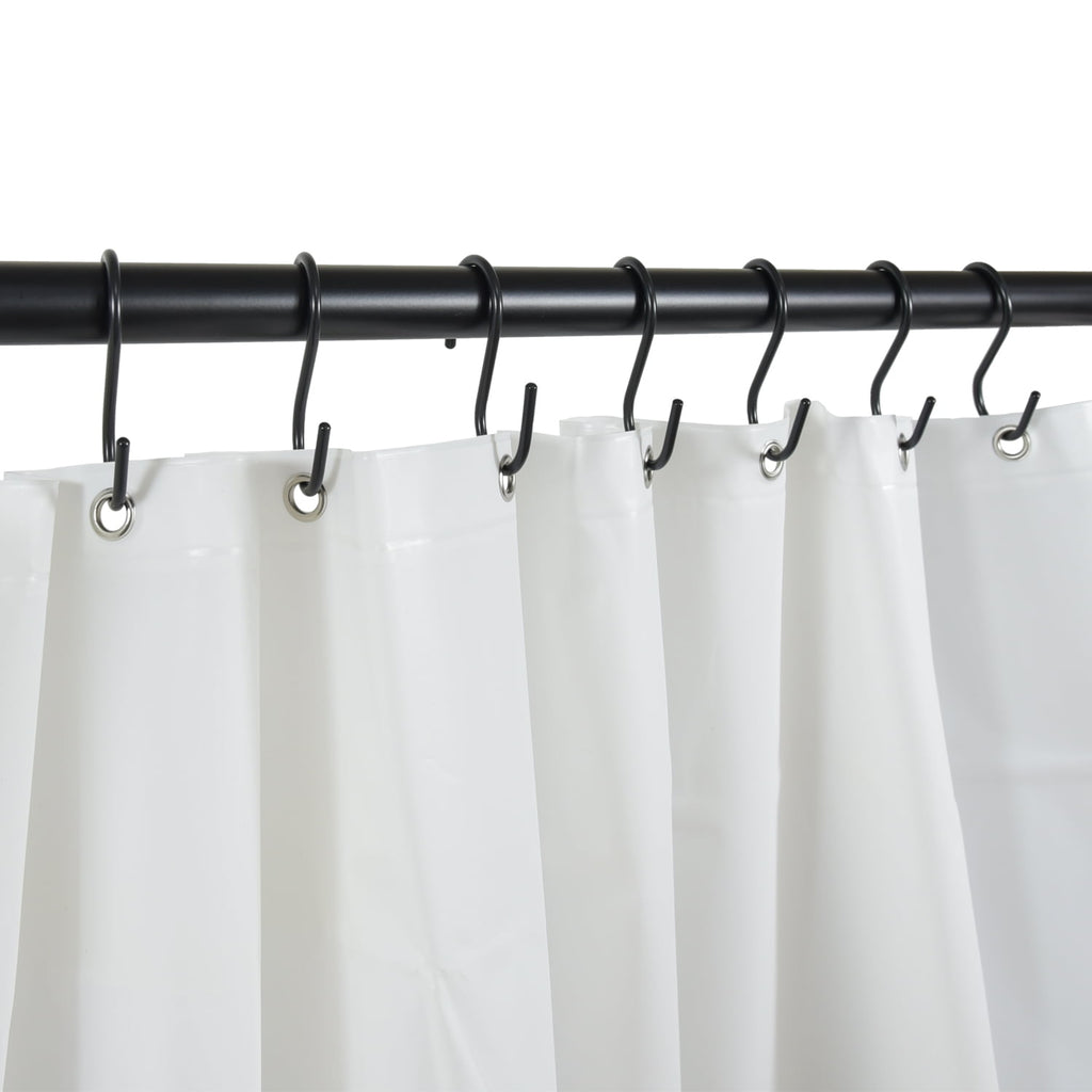 Mainstays Hooks, Black, 12 Piece/Set, 100% Iron