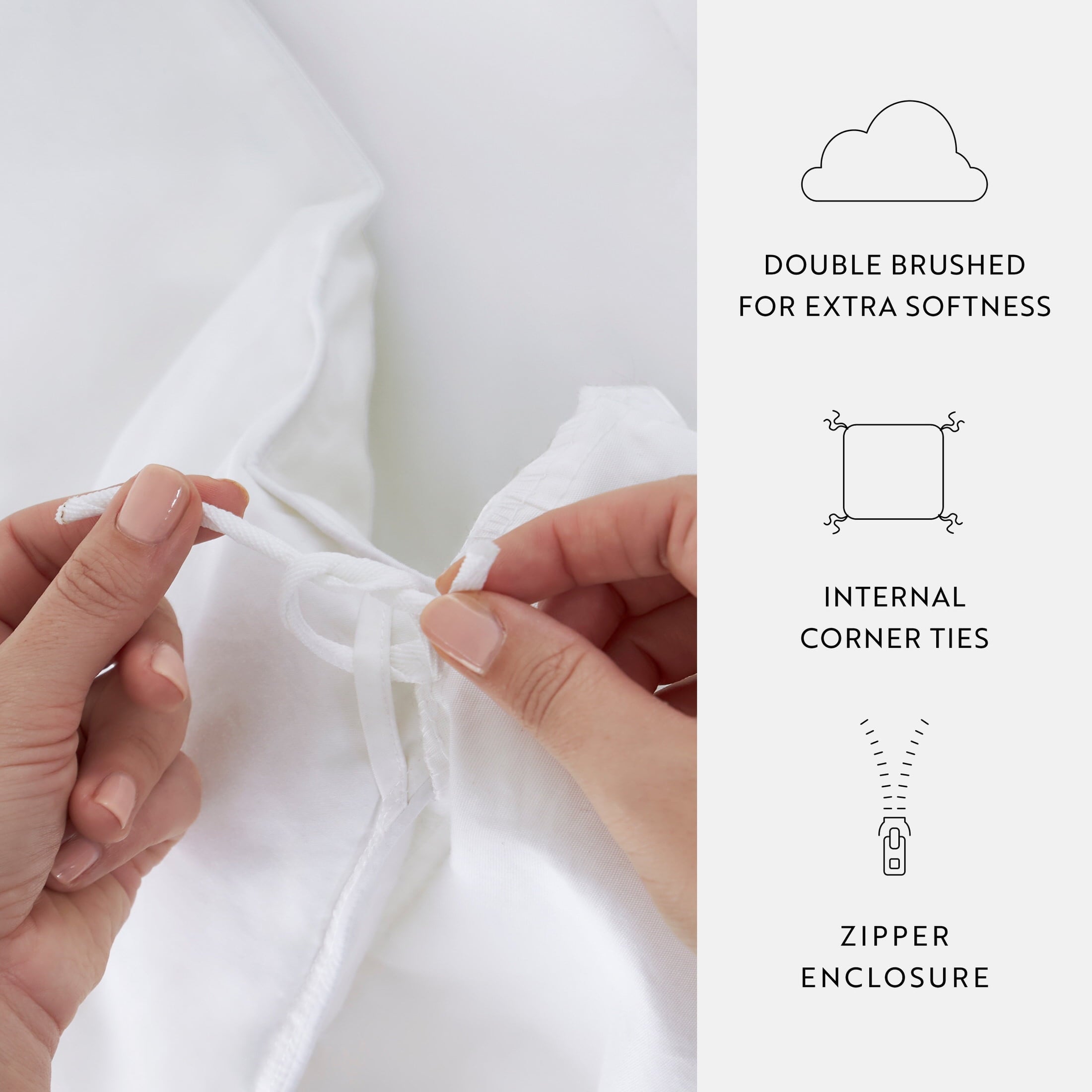 Ultra Soft & Breathable - Duvet Cover Set - King/Cal-King Aqua Bedding by Comfort Canopy