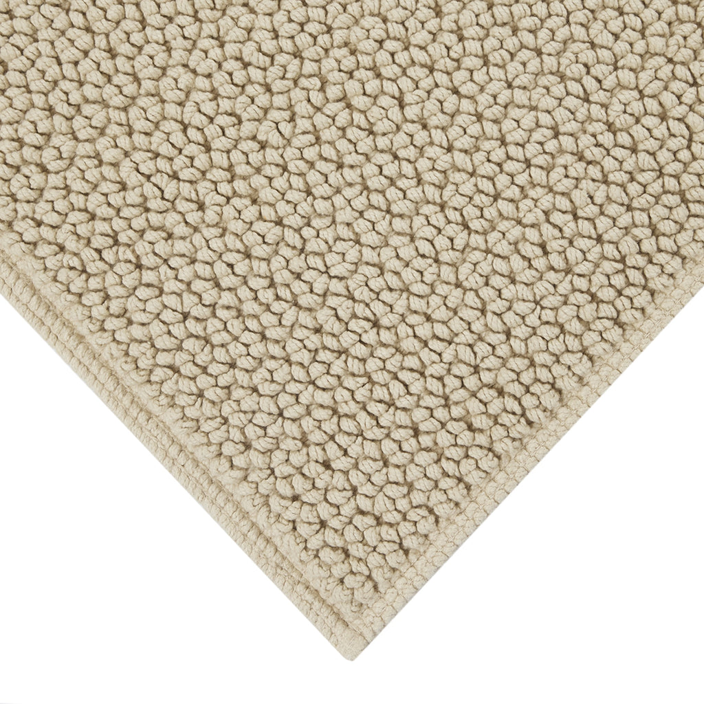 Better Homes & Gardens Signature Soft Looped Bath Mat, Almond Biscuit, 20" x 34"