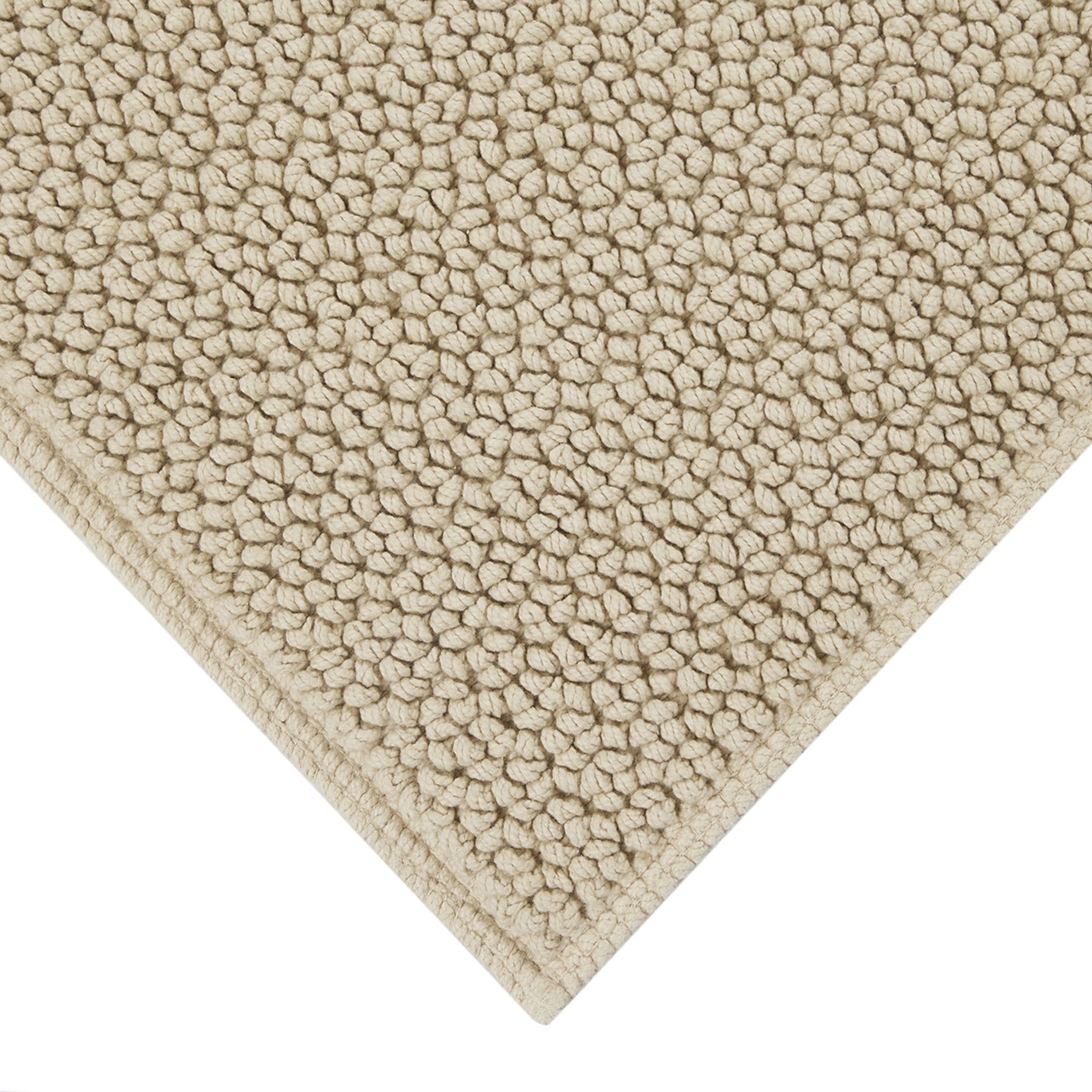 Better Homes & Gardens Signature Soft Looped Bath Mat, Almond Biscuit, 20" x 34"