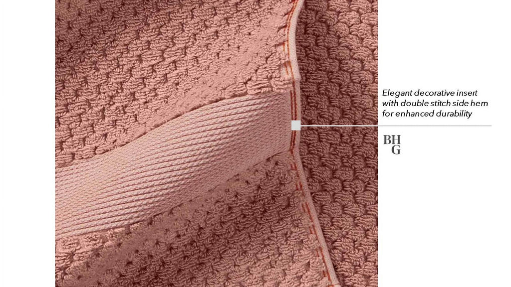 Better Homes & Gardens Signature Soft Cotton Popcorn Textured 6 Piece Bath Towel Set,Arctic White