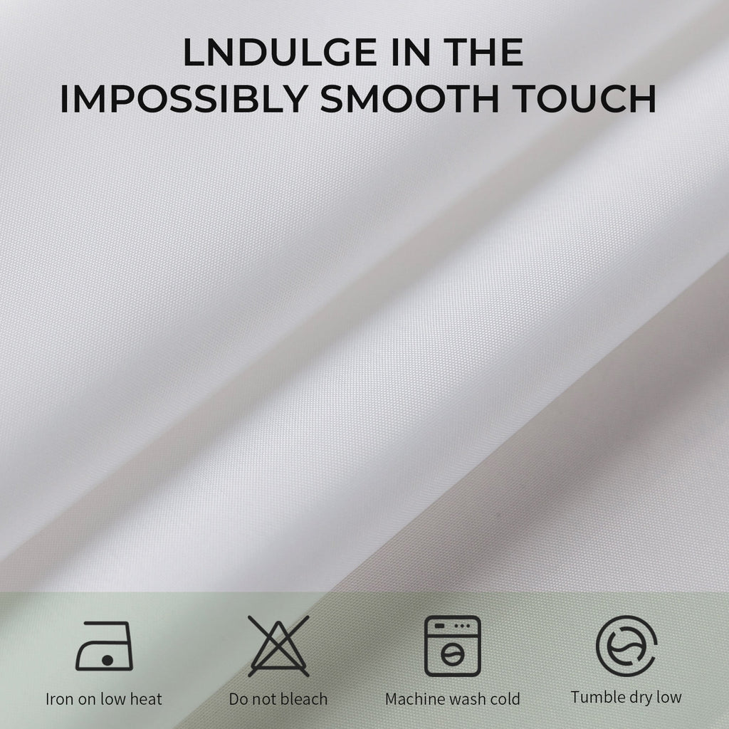 Yiannan Fabric Water-Repellent Shower Curtain,Mold Resistant & Machine Washable Shower Curtain liner,72 x 72 inches,White