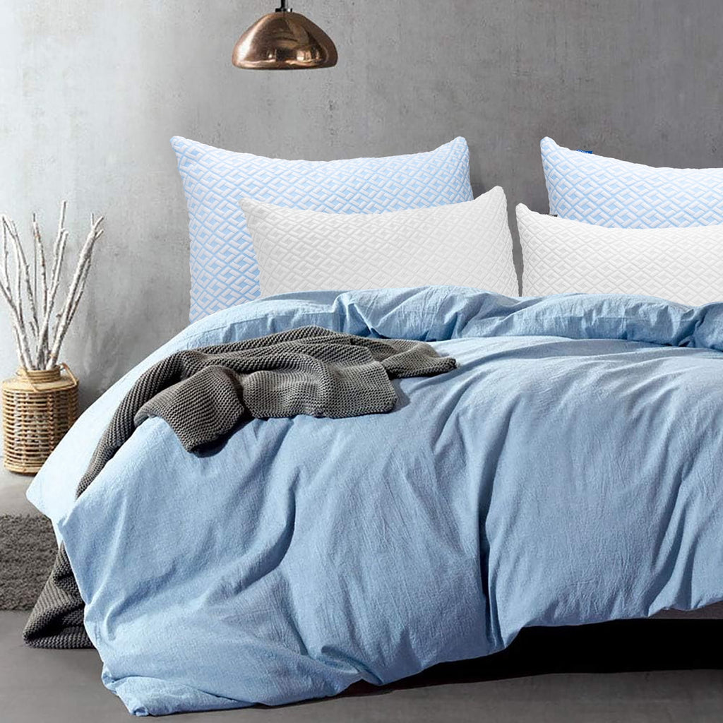 SORMAG Cooling Bed Pillows for Sleeping Shredded Memory Foam Pillows Queen Size Set of 2 Pack